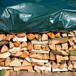 Nature Brandhout Afdekzeil Pe Groen