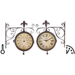 Esschert Design Stationsklok Met Thermometer Tf005