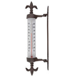 Esschert Design Raamkozijnthermometer Gietijzer Eiken