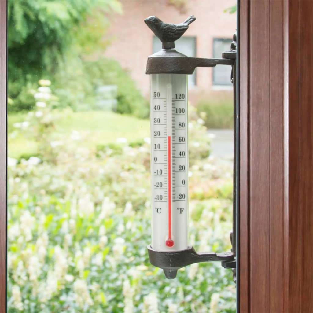 Esschert Design Muurthermometer Gietijzer Bruin Br20