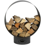 Esschert Design Haardhoutopslag Rond Ff282