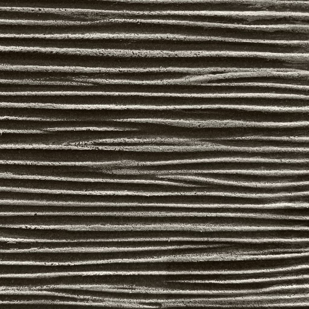 Capi 4-Delige Bloempottenset Nature Rib Antracietkleurig