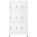Lockerkast Met 9 Vakken 90X45X180 Cm Staal