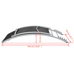 Ligbed Staal En Textileen Zwart Lichtgrijs