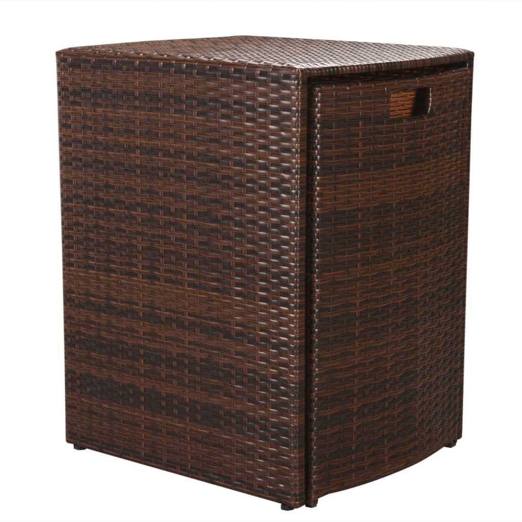 -Delige Bistroset Met Kussens Poly Rattan