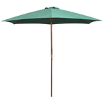 Parasol Met Houten Paal 270 Cm