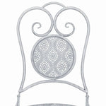 -Delige Bistroset Staal Grijs