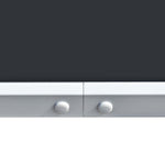 Tuintafel 50X90X74 Cm Staal Zwart