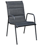 5-Delige Tuinset Staal Zwart