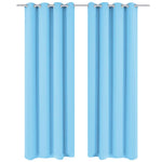 Gordijnen Met Metalen Ringen 2 Stuks ()