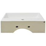 Wastafel Met Kraangat Wit 51,5X38,5X15 Cm Keramiek