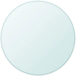 Tafelblad Van Gehard Glas 700 Mm Rond