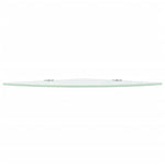 Hoekschap Met Chromen Dragers Glas Wit