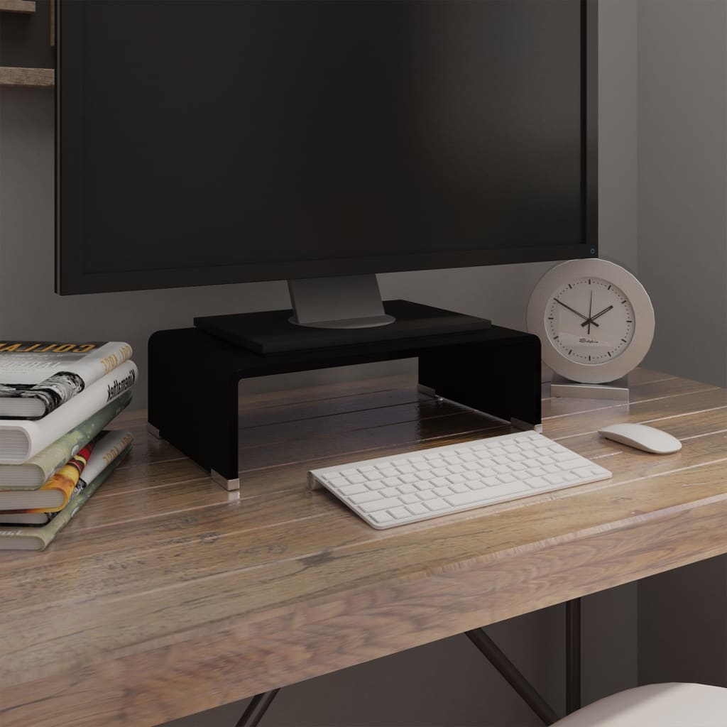 Tv-Meubel/Monitorverhoger Glas