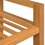 Schoenenrek Met 2 Schappen Massief Eikenhout