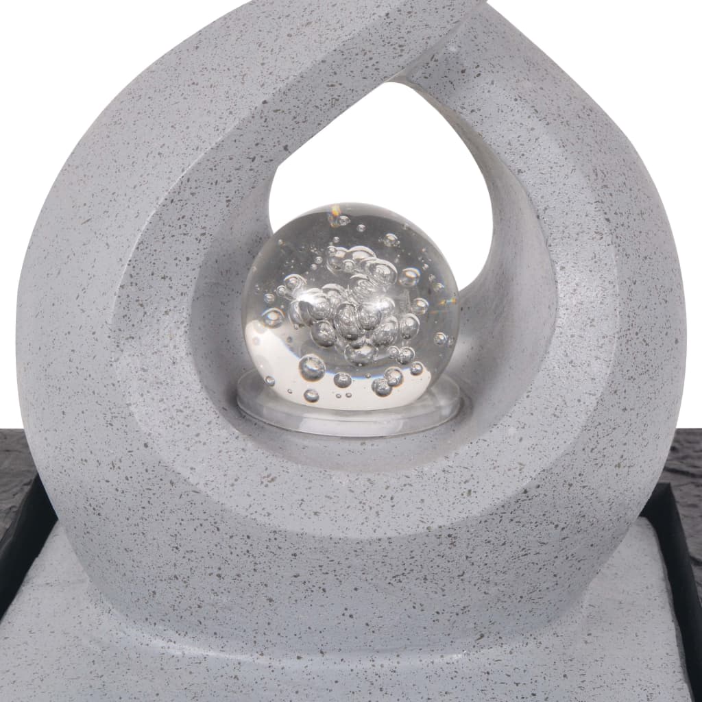 Binnenfontein Met Led-Verlichting Polyresin