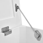 Opbergkisten Set Wit 2 St