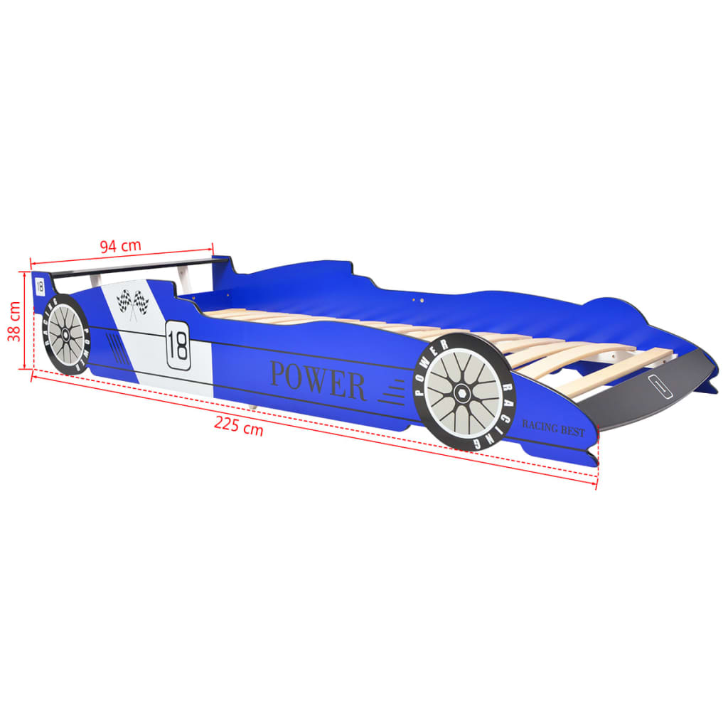 Kinderbed Raceauto 90X200 Cm