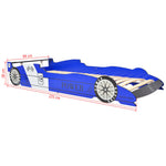 Kinderbed Raceauto 90X200 Cm