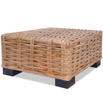 Salontafel Natuurlijk Rattan 45X45X30 Cm