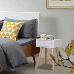 Nachtkastjes 40X30X61 Cm Massief Grenenhout