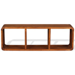 Tv-Meubel 120X30X40 Cm Massief Hout Met Honingafwerking