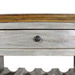 Wijnrek 55X23X85 Cm Massief Mahoniehout