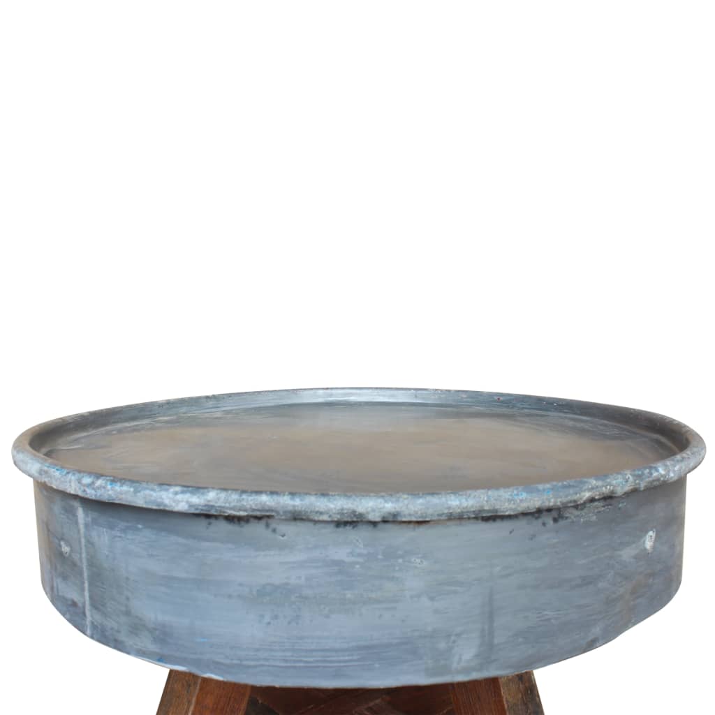 Salontafel 60X45 Cm Gemengd Gerecycled Hout