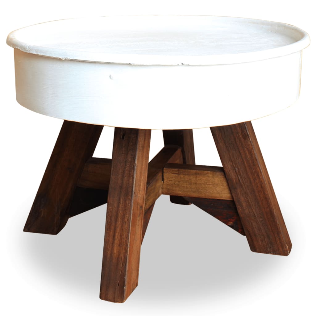 Salontafel 60X45 Cm Gemengd Gerecycled Hout