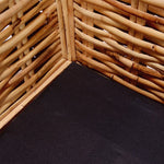 15-Delig Bankstel Natuurlijk Rattan