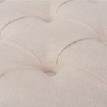 Bank 110X38X48 Cm Linnen Massief Hout