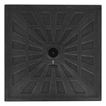 Parasolvoet Vierkant Hars Zwart