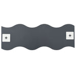 Wandspiegels Golfvormig 60X18,5 Cm Glas