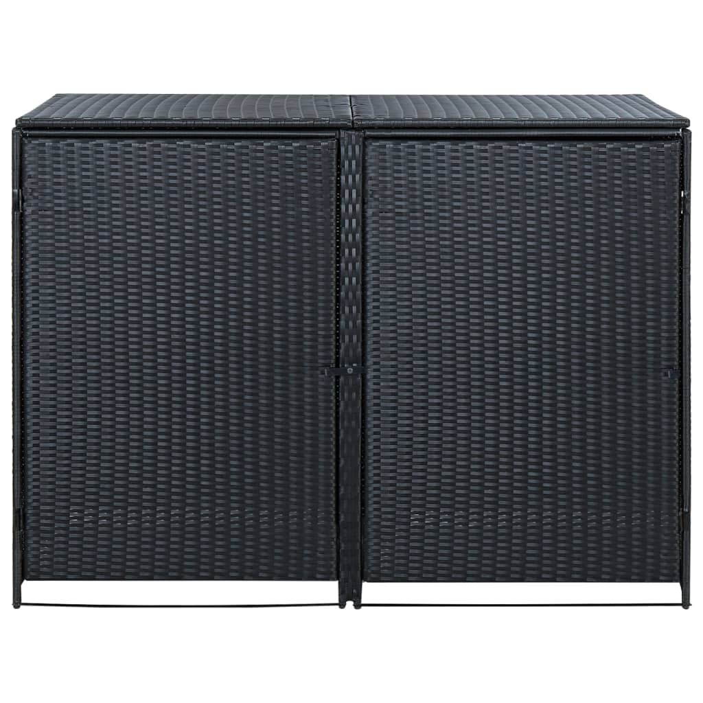 Containerberging Dubbel 148X80X111 Cm Poly Rattan