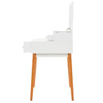 Kaptafel Met Spiegel 60X50X86 Cm Mdf