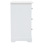 Nachtkastje 35X32X59 Cm Mdf En Grenenhout