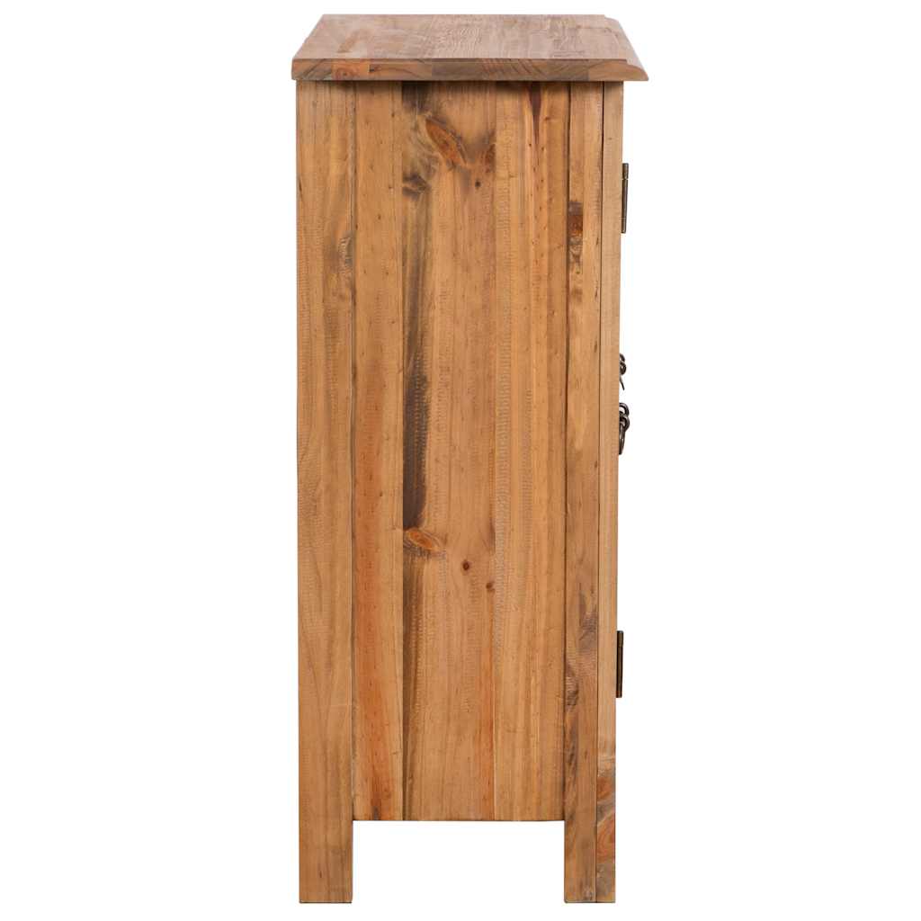Badkamerkastje 59X32X80 Cm Massief Grenenhout