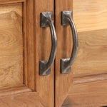 Tv-Meubel 120X30X40 Cm Gerecycled Teakhout En Staal