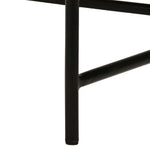 Tafelset Met Messing Bedekt Mdf 2-Delig Wit