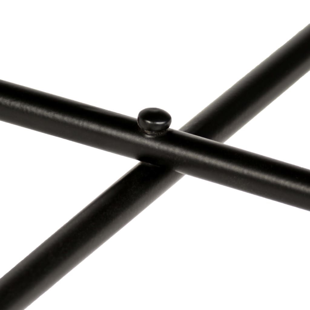 Tafelset Met Messing Bedekt Mdf 2-Delig Wit