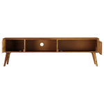 Tv-Meubel 140X30X40 Cm Massief Sheeshamhout Naturel