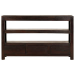 Tv-Meubel 90X30X55 Cm Massief Acaciahout