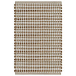 Badmattenset Handgeweven Jute En Stof Naturel En