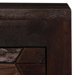 Nachtkastje 40X30X50 Cm Massief Gerecycled Hout