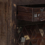 Nachtkastje 40X30X50 Cm Massief Gerecycled Hout