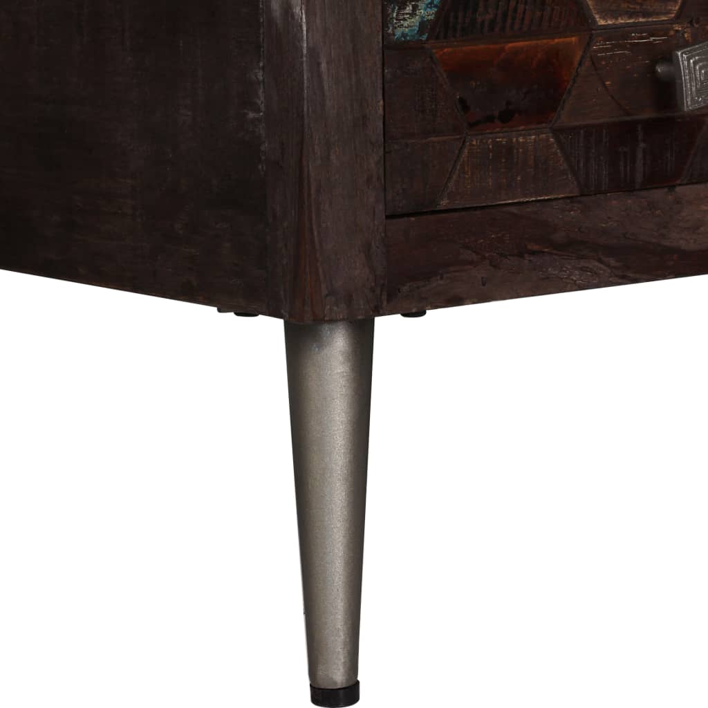 Salontafel 100X60X35 Cm Massief Gerecycled Hout