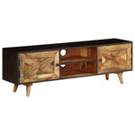 Tv-Meubel 140X30X45 Cm Massief Mangohout