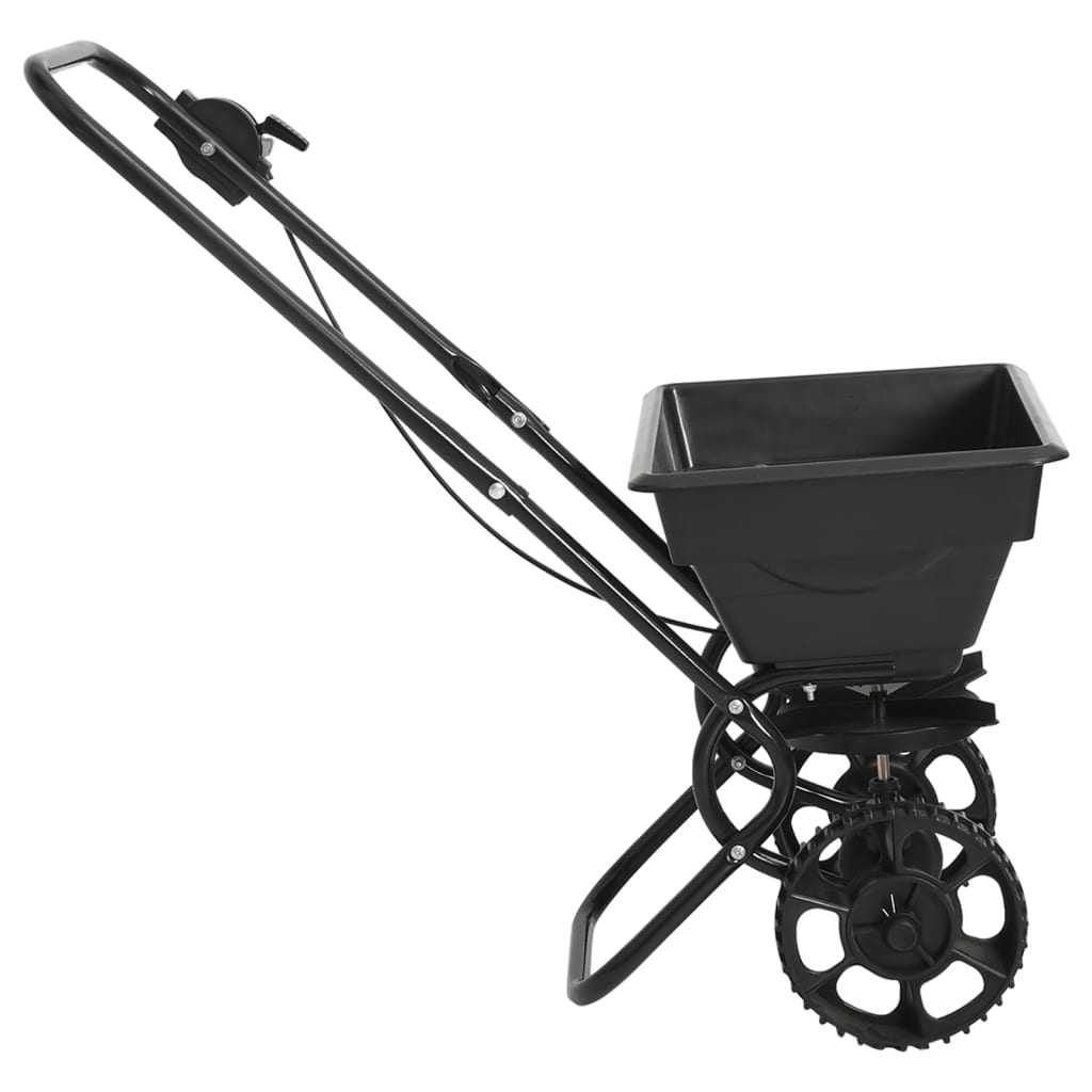Strooiwagen Duwmodel 15 L 92X46X70 Cm Pvc En Staal