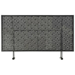 Salontafel Vintage Stijl Inklapbaar 100X50X45 Cm Metaal Zwart