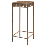 Plantenstandaardset Vintage Stijl Metaal Roestkleur 3-Delig